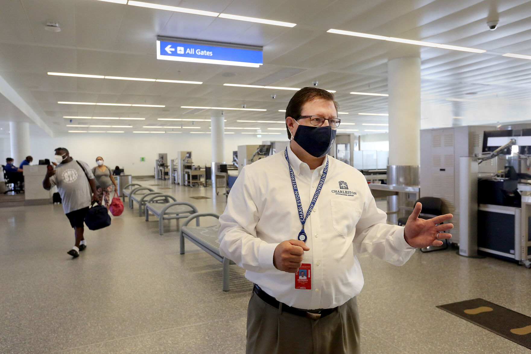 Elliott Summey in TSA area